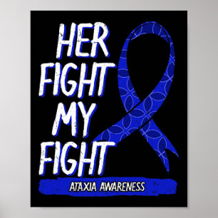 Póster Mi lucha es mi lucha Trastorno del movimiento Atax