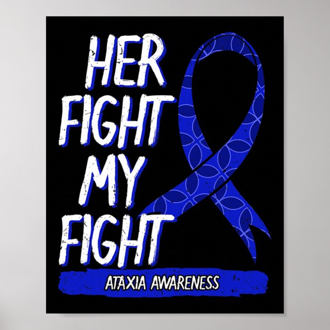 Póster Mi lucha es mi lucha Trastorno del movimiento Atax (Frente)
