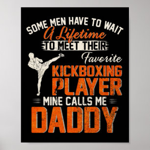Póster Mi luchador de MMA kickboxing favorito me llama