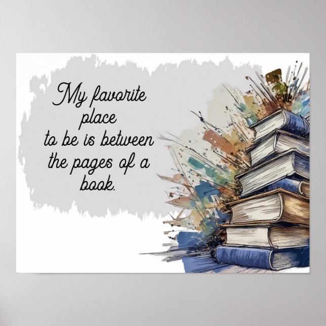 Póster Mi lugar favorito para ser (Frente)