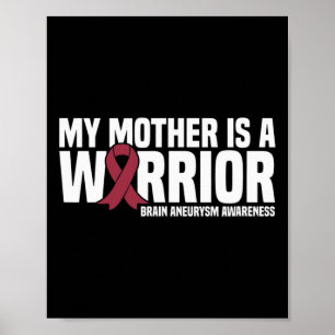 Póster Mi madre es una guerrera conciencia del neuralismo