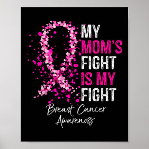 Póster Mi Madre Lucha Es Conciencia Sobre El Cáncer De Ma