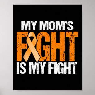 Póster Mi madre lucha es mi madre de conciencia sobre la 