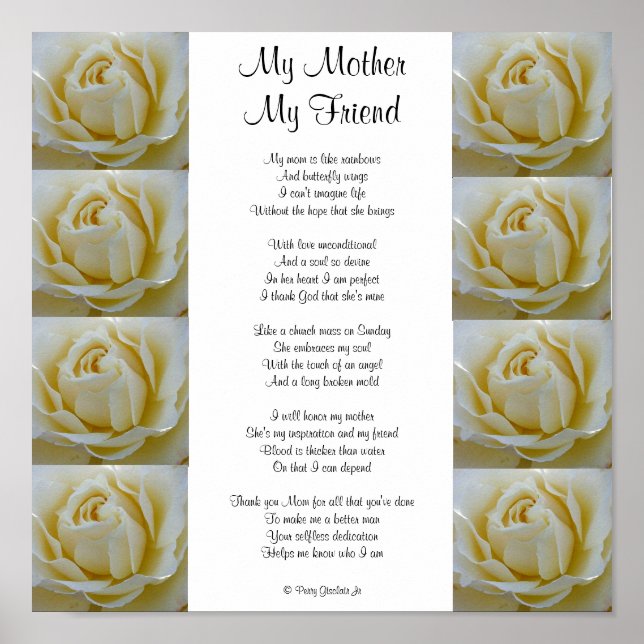 PÓSTER MI MADRE MI AMIGA (Frente)