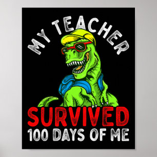 Póster Mi Maestra Sobrevivió A 100 Días De Mí 100 Días De