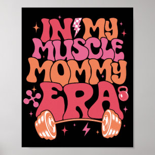 Póster Mi mamá músculo era divertido mamá Gymer feliz D d