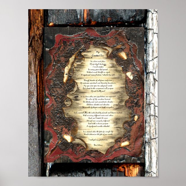 Póster Mi mayor pecado (Frente)