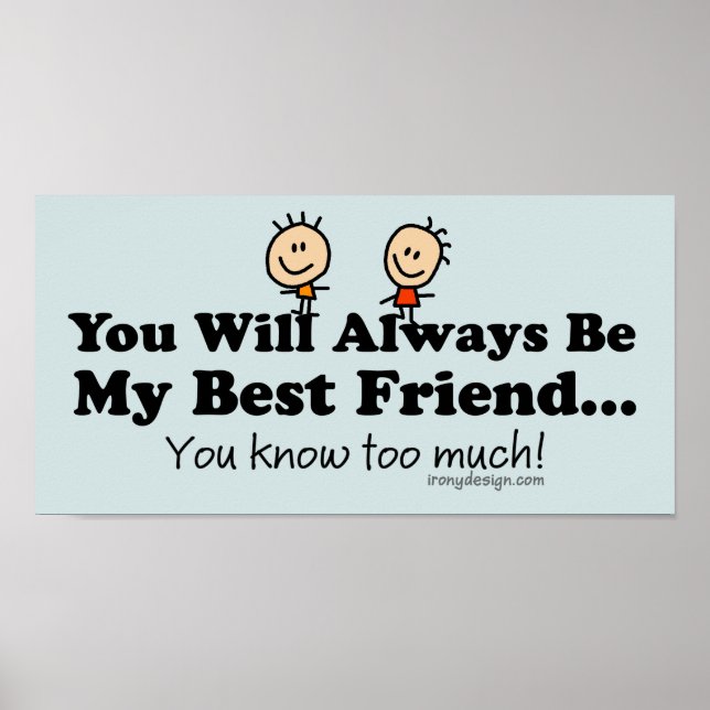 Póster Mi mejor amigo (Frente)