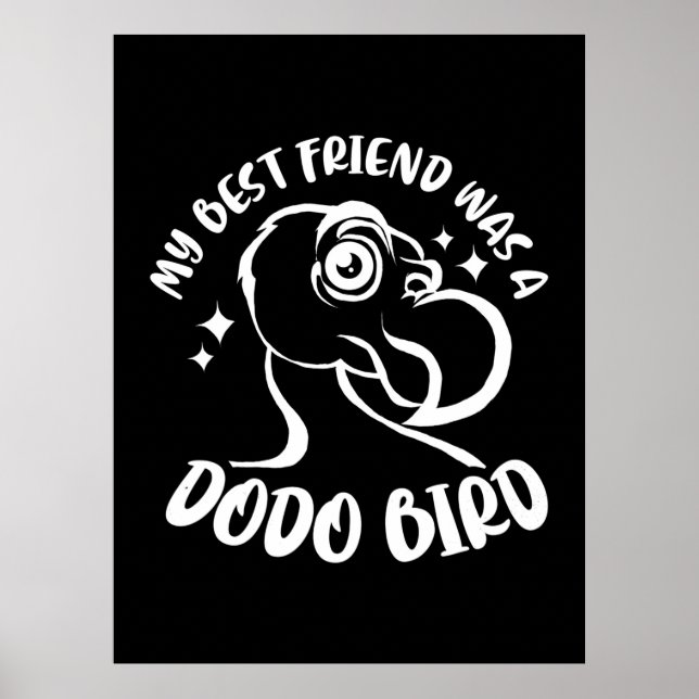 Póster Mi Mejor Amigo Era Un Ave Dodo (Frente)