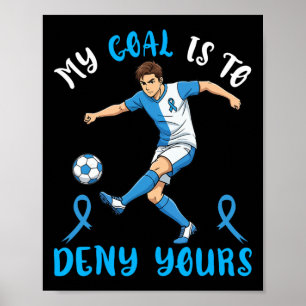 Póster Mi Meta Es Negar La Conciencia De La Cinta Azul De