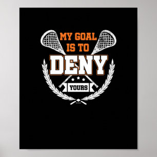 Póster Mi meta LaCrosse