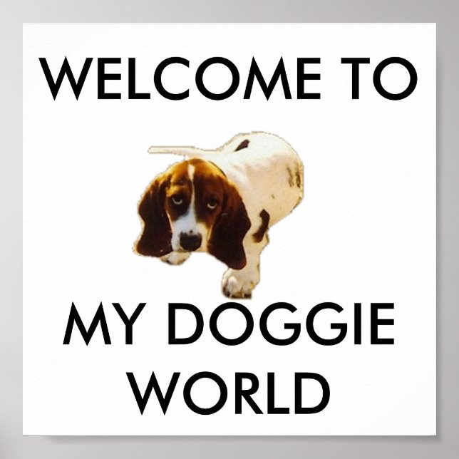 PÓSTER MI MUNDO DOGGIE, BIENVENIDO A (Frente)