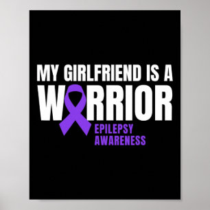 Póster Mi Novia Es Una Guerrera Conciencia De Epilepsia P