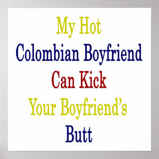 Póster Mi novio colombiano puede matar a tu novio