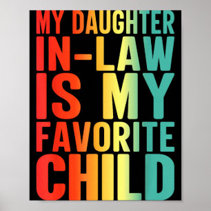 Póster Mi nuera es mi hijo favorito Divertida familia