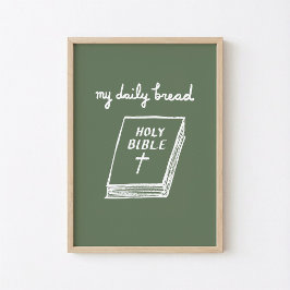 Póster Mi Pan Diario La Santa Biblia