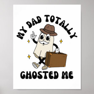 Póster Mi papá me regaló a mí Groovy Spooky Hallow