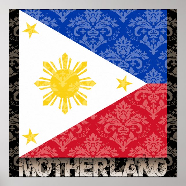 Póster Mi patria Filipinas (Frente)