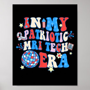 Póster Mi Patriótica Era Mri Tech Feliz 4 De Julio