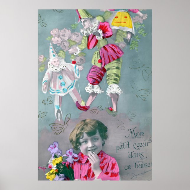 Póster Mi pequeño corazón en este beso  (Frente)