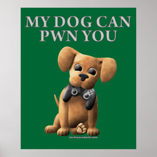 Póster Mi Perro Te Puede Perder