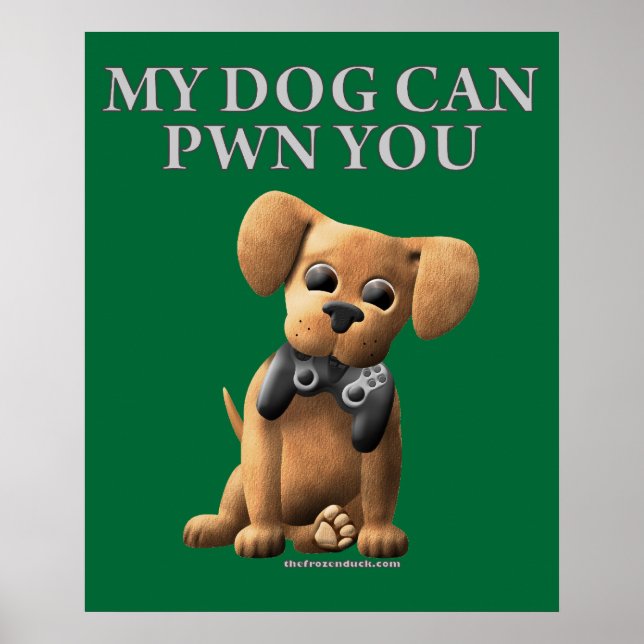 Póster Mi Perro Te Puede Perder (Frente)