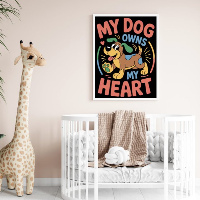 Póster Mi Perro Tiene Mi Corazón (Subido por el creador)