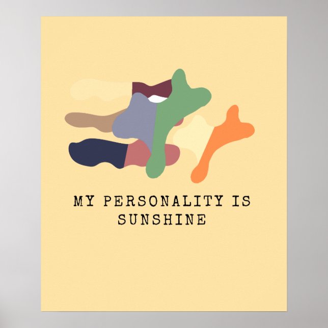 Póster Mi personalidad es Sol (Frente)