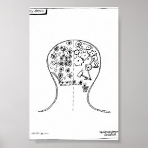 Póster Mi Poster cerebral