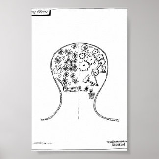 Póster Mi Poster cerebral
