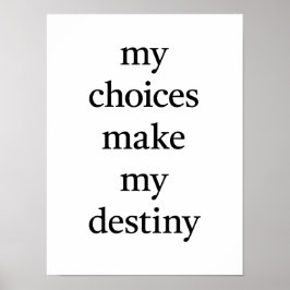 Póster Mi Poster de destino