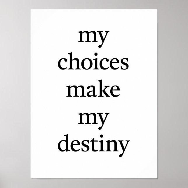 Póster Mi Poster de destino (Frente)