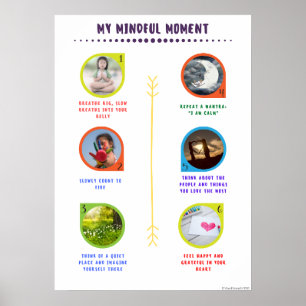Póster Mi Poster de Meditación de Momento Consciente