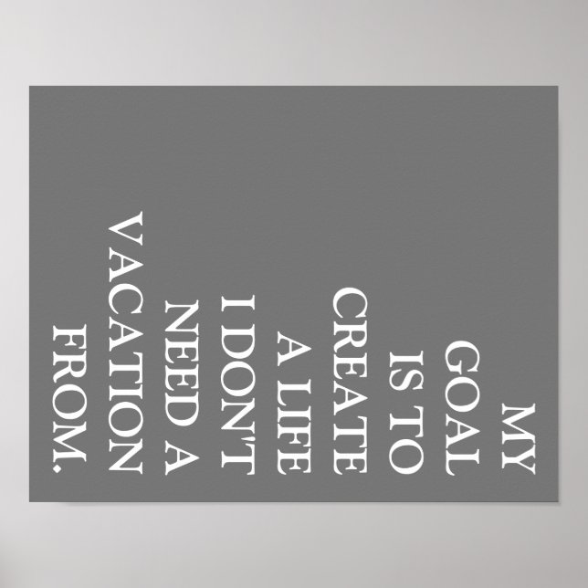 PÓSTER MI POSTER DE OBJETIVO DE GINA (Frente)