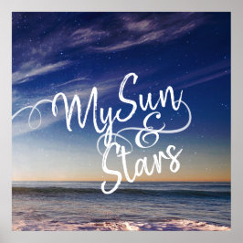 Póster Mi Poster de Sun y Stars