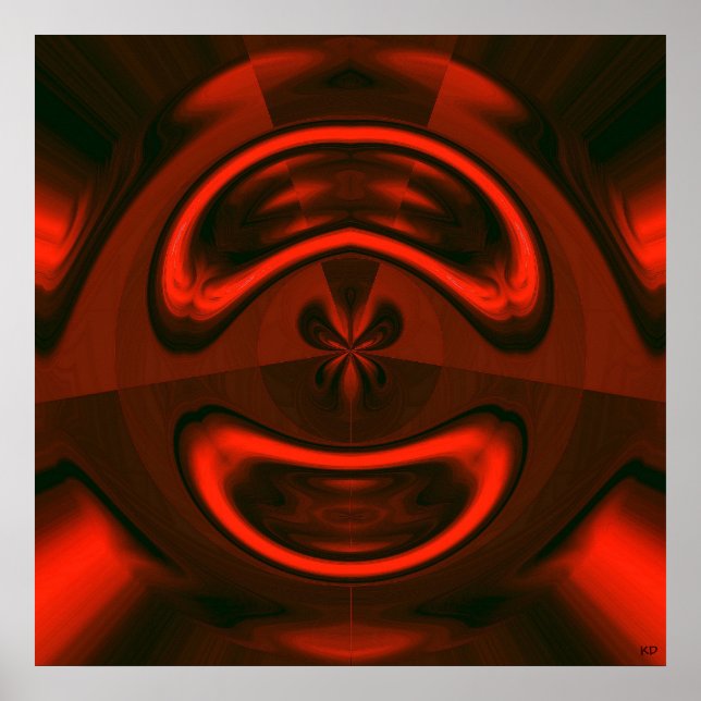 Póster Mi poster hecho en casa del robot (Frente)