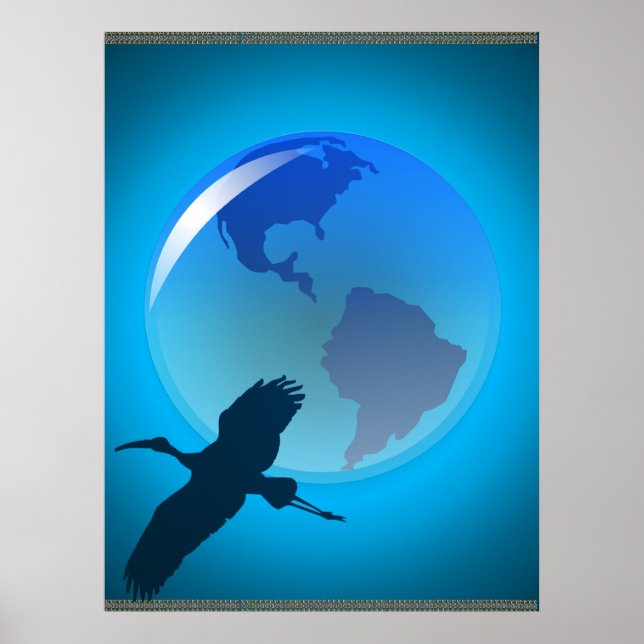 Póster Mi Poster terrestre (Frente)