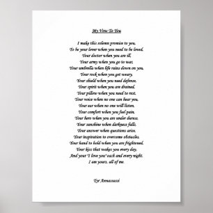 PÓSTER MI POSTER VOW