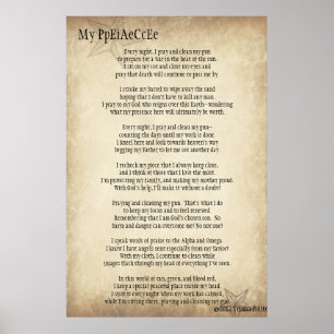 Póster Mi PpEiAeCcEe ©2012 por Trinka educado (poster)