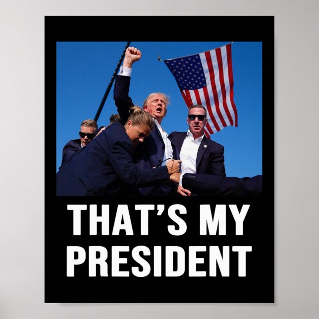 Póster Mi Presidente Trump 2024  (Frente)