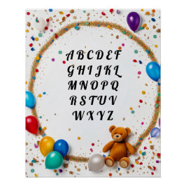 Póster Mi primer alfabeto