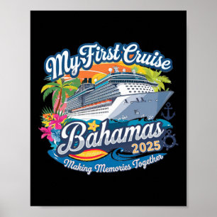 Póster Mi primer crucero por Bahamas 2025 por primera vez