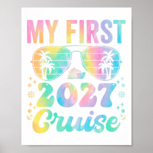 Póster Mi primer crucero Vacaciones 2027 Familia coincide