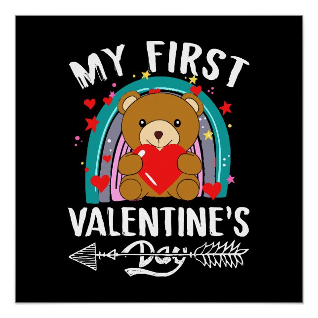 Póster mi primer día de San Valentín (Anverso)