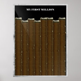 Póster Mi primer millón de escobar Pablo