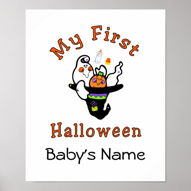Póster Mi primera Halloween (Frente)