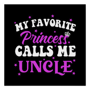 Póster Mi princesa favorita me llama tío