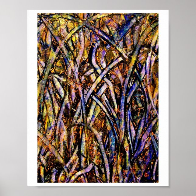 Póster Mi propio Poster de pintura de forma libre (Frente)