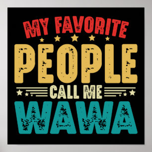 Póster Mi pueblo favorito me llama Día de la Madre Wawa