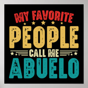 Póster Mi pueblo favorito me llama Día del Padre en Abuel